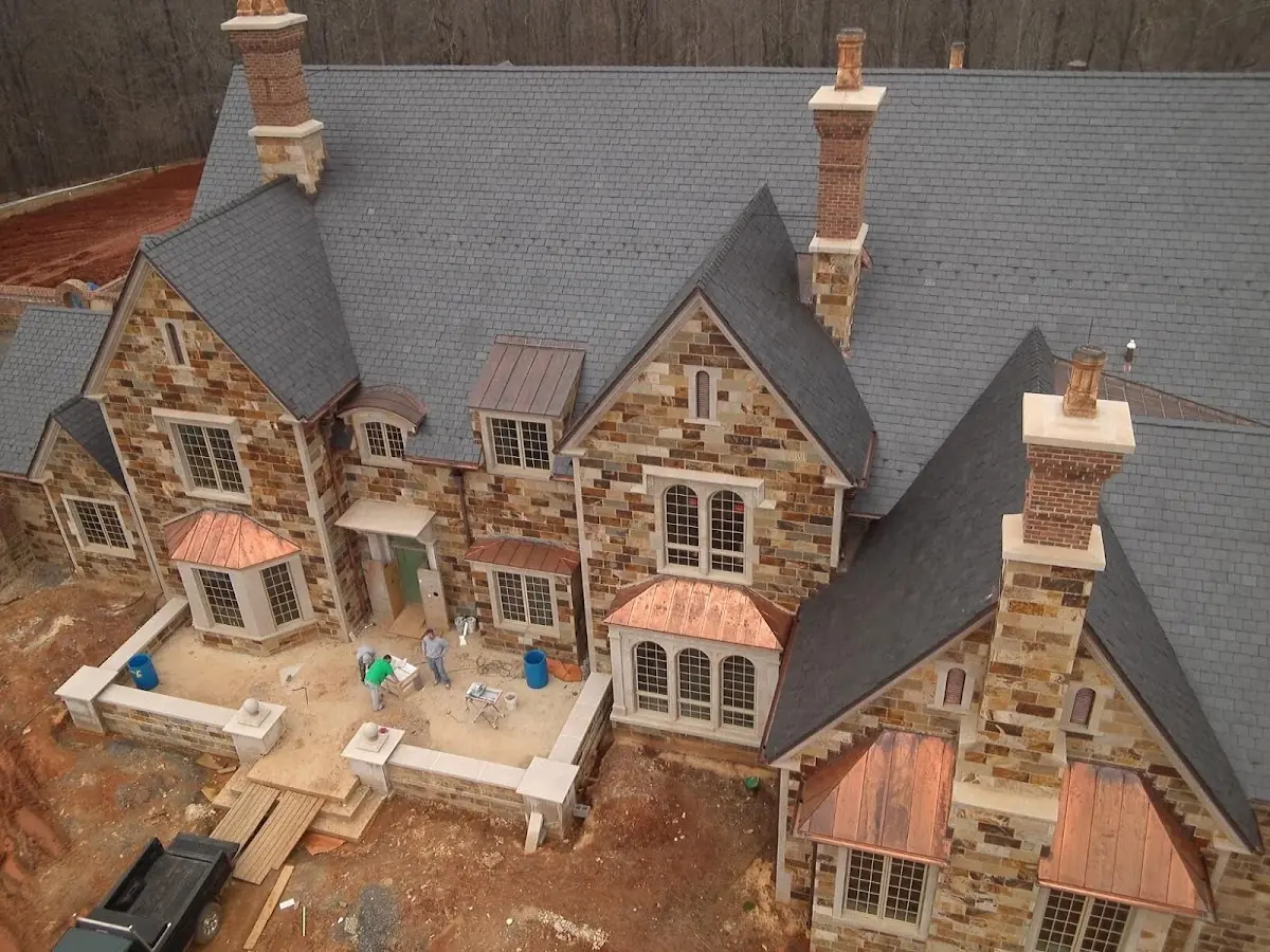 Craftsman Roofing Slate Roof Repair project in Bridgehampton